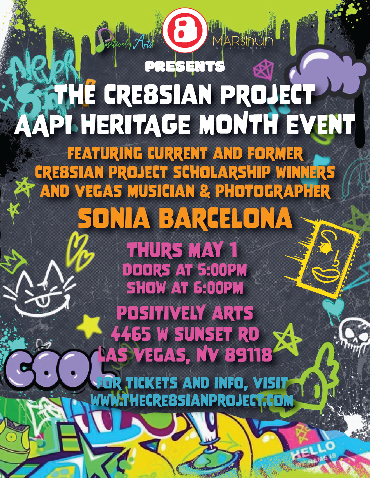Announcing the first Cre8sian Project AAPI Heritage Month Event on May 1, 2025!