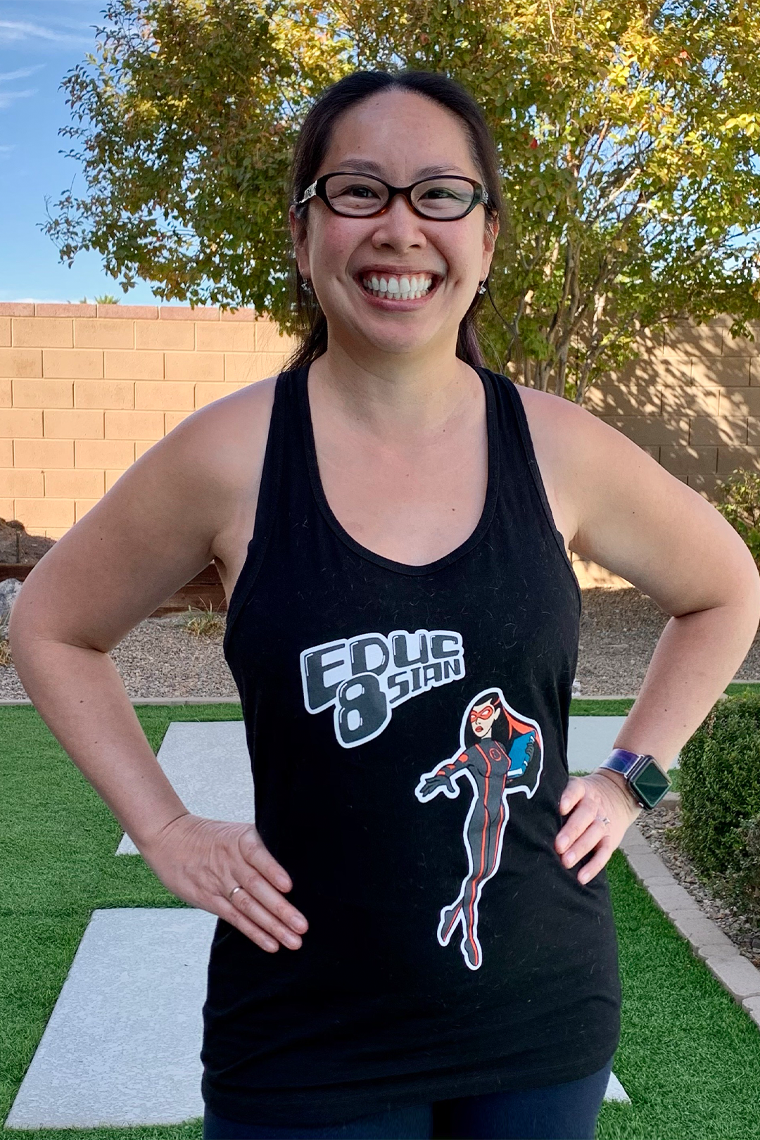 Educ8sian Racerback Tanktop